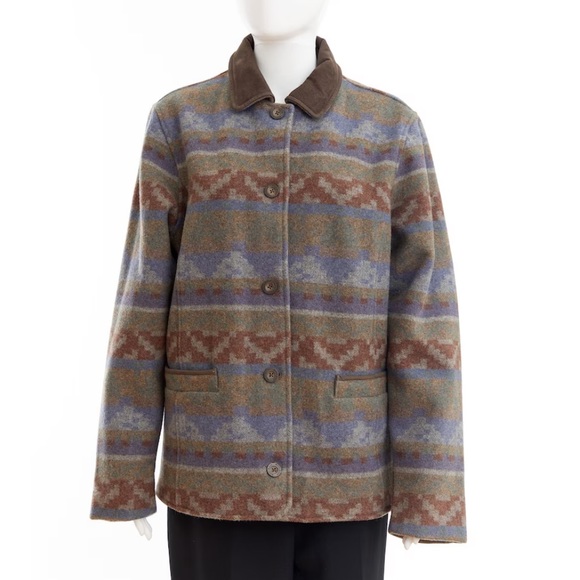 Woolrich southwestern pattern jacket / large - Picture 2 of 7